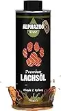 alphazoo Aceite de salmón Premium para Perros y Gatos 500ml, Aceite de Pescado, Rico en ácidos grasos Omega 3 y Omega 6, Aceite de suplemento para el Cuidado de la Piel, valiosas vitaminas