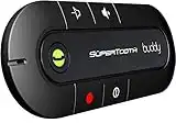 SuperTooth Buddy Kit Vivavoce Bluetooth per Auto, Nero