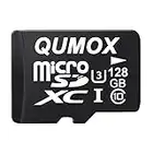 QUMOX 128GB Tarjeta Micro SD de Memoria de Clase 10 UHS-I, Velocidad de Escribir 30 MB/s, Velocidad de Lectura hasta 80 MB/s