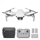 DJI Mini 2 Fly More Combo – Ultralight and Foldable Drone for Adults and Kids, 3-Axis Gimbal with 4K Camera, 12MP Photos, 31 Mins Flight Time, OcuSync 2.0 10km HD Video Transmission, QuickShots, Gray
