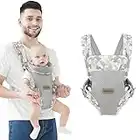 Ocanoiy Baby Carrier Newborn to Toddler All Carry Position Front and Back Face-in and Face-Out Holder Baby Wrap Kangaroo Carrier for Toddler Infant (Camouflage)