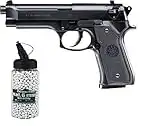 Set: Beretta M9 World Defender unter 0,5 Joule 6mm + G8DS® Softair Munition Bio BBS Premium Selection 2000 Stück 0,20 g 6mm