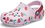 Crocs Classic Food Print Clog K, Ballerina Pink, 4 UK Child