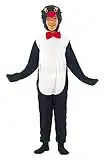 Bristol Novelty CC490 Penguin Budget Costume, White, Medium, Approx Age 5 - 7 Years, Penguin (M) Budget