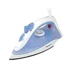 Impress Basic Clothing Iron | Non-Stick | Compact | Spray | Adjustable Steam | Fabric Selector | Swivel Cord | Lightweight | 1200-Watt (Blue)