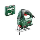 Bosch Home and Garden PST 650 - Sierra de calar 230V (500 W, en maletín), Color Negro/ Verde