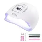 150W Lámpara LED UV Uñas, Lámpara Secador de Uñas LED UV Gel Esmalte de Uñas Curado Luz Máquina Pantalla LCD Táctil Sensor Automático, Con temporizador 10s/30s/60s/99s Para Manicura/Pedicure Nail Art