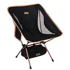 Trekology YIZI GO Silla de camping portátil – Silla plegable ultraligera compacta, plegable, plegable, plegable, ligera, en una bolsa para exteriores, campamento, picnic, senderismo