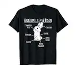 Anatomie eines Hasen | Süßes Hasen Motiv | Süßes Kaninchen T-Shirt