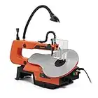 VonHaus Scroll Saw 405mm with Variable Speed and LED Light - Suitable for Pinned and Pinless Blades - Adjustable Worktable