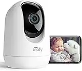 2K Security Camera Indoor for Baby/Dog, ULOFY 360° Pet Camera with Phone App, Pan/Tilt Video Baby Monitor with Super IR Night Vision, Motion Detection & 2-Way Audio, Works with Alexa & Google Assistant