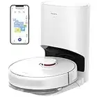 Dreame D10 Plus Robot Vacuum Cleaner and Mop with 2.5L Self Emptying Station, LiDAR Navigation Obstacle Detection Editable Map, Suction 4000Pa, 170m Runtime, WiFi/APP/Alexa, Brighten White