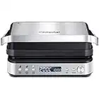 AMZCHEF Máquina 4 en 1 (Plancha, Parrilla, Sandwichera, Gofrera) - 2000W Grill Electrico con 4 Placas Antiadherentes Intercambiables - Grill Sandwichera Plancha Doble Ajustable a 180º