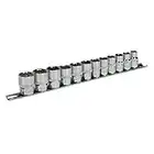 Sealey Socket Set 12pc 3/8"Sq Drive 12pt WallDrive Metric