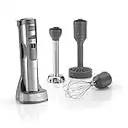 Cuisinart Cordless 3-in-1 Hand Blender | Stainless Steel | CSB300U, Silver