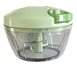 Brilliant JJJJ Premium Manual 400 ML Food Processor - Easy Pull Food Chopper - Vegetable Slicer and Dicer - Garlic Onion Chopper – Fruit Shredders – Hand Held