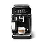 Philips Series 2200 Kaffeevollautomat – LatteGo Milchsystem, 3 Kaffeespezialitäten, Intuitives Touchdisplay, Glänzendes Schwarz (EP2231/40)