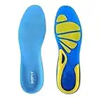 sofit Solette in Silicone, Possono Essere Tagliate, Gel Solette Ortopediche Plantare Arch Support Sport Per Camminare e Correre, Solette Per Uomini & Donne 39/42 EU