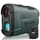 OUBEL Laser Golf Rangefinder(1200/800 Yards), [Golf Slope Mode + Flag Pole Locking], [Fast Focus System/Precise Pulse Vibration Lock], for Golf/Hunting, 6 Measurement Modes, IP54 Pro.Waterproof