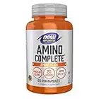 NOW Sports Nutrition, Amino Complete™, Protein Blend With 21 Aminos and B-6, 120 Veg Capsules