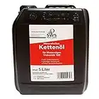 SUPER-OIL Kettenöl Sägekettenöl mit Haftzusatz für Kettensägen Führungsschienen (5 Liter)