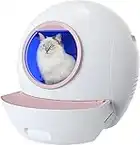 ELS PET Selbstreinigende Katzentoilette: Katzenklo Extra-Groß Automatische Katzentoilette Mit Sicherer Alert & Smart Health Monitor für Mehrere Katzen