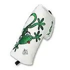 Craftsman Golf Green Gecko White Head Cover Headcover Putter Cover for Scotty Cameron Taylormade Odyssey Blade