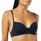 Tommy Hilfiger Damen Push-Up BH ohne Bügel, Blau (Desert Sky), 75B