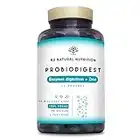 Probiotique Flore intestinale, Prebiotique, Enzymes Digestives et Zinc. 60 milliards de CFU 30 souches. Probiotiques. Système immunitaire. 90 capsules .CE. N2 Natural Nutrition