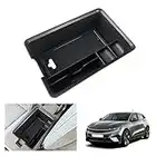 GAFAT Compatible con Renault Megane E-Tech 2022 2023 Caja de Almacenamiento para Consola Central, Megane E Tech Apoyabrazos Organizador Bandeja Guantera, Accesorios Megane E-Tech (Negro)