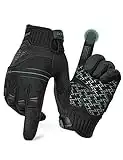 INBIKE Guantes Bicicleta Montaña Bici MTB Protección Largos Ciclismo Hombre Mujer Resistente Invierno Verano Pantalla Táctil Verde L