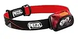 Petzl ACTIK CORE Headlamp - Rechargeable, Compact 450 Lumen Light With Red Lighting for Hiking, Climbing, and Camping - Orange