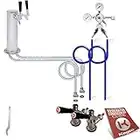 Kegco 3PSTCK2-NT Kegerator Kit, 2-Tap, Chrome