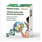 PlayShifu Interactive Dinosaur Toys - Orboot Dinos (Globe + App) 50 Dinosaurs, 500+ Facts | Educational Dinosaur Toys for Kids 5-7 | 4 5 6 7 8 Year Old Birthday Gifts (Works with tabs/mobiles)