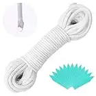 ​Augshy 1/6 Inches Self Watering Wick Cord String Cotton Rope for Self Watering Planters and DIY Plant Automatic Watering Device (40 Feet)