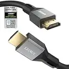 8K HDMI 2.1 Certified Cable, Ultra Flexible 48Gbps HDMI Cable with 8K@60Hz, 4K@120Hz 144Hz, HDR, G-SYNC, FreeSync, eARC, Dolby, HDCP 2.3 for PC, Xbox, Apple TV, Soundbar, Samsung, Sony, LG TV (3M)