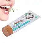 Pasta De Dientes De Coco Natural Para Blanquear Los Dientes Suave Pasta De Dientes, Pasta De Dientes Orgánica Antiplaca Con Aceite De Coco Pasta De Dientes Antiplaca 100g