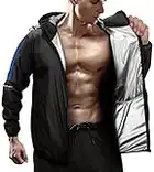 RDX Sauna Suit,REACH OEKO TEX 100 CERTIFIED,Sweat Suit with Hood,Long Sleeves, Boxing MMA Gym Fitness Running Workout Jacket