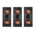 Klipsch R-5502-W II in-Wall Left, Center or Right (LCR) in-Wall or in-Ceiling Speaker Three-Pack