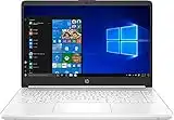 2020 HP 14" HD (1366 x 768) Thin and Light Laptop PC, Intel Celeron N4020 Dual-Core Processor, 4GB DDR4 Memory, 64GB eMMC, HDMI, WiFi, Bluetooth, Windows 10 S, 1 Year Microsoft 365, Snowflake White