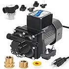 DC HOUSE 42-Series Brushless Motor Water Transfer Pump 110V 5.5GPM 55PSI, RV Water Pump 110 Volt Support Continuous Operation include 3/4" Garden Hose Adapters for Kitchen Bathroom RV Yacht