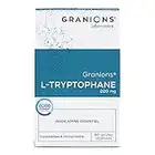 L-Tryptophane GRANIONS | Complement alimentaire serotonine | L-Tryptophane 220mg avec Vitamine B6 + Magnésium | Régulation de l'humeur et du sommeil, coupe faim | Made in France | 60 gélules