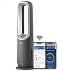 Philips Domestic Appliances Air Performer 3-in-1 Purifier Fan & Heater - HEPA filtration; Removes allergens, virus, bacteria, pollen and 99.97% of particles, App & Alexa control, Black (AMF870/35)