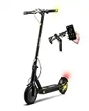 Apachie M4X 350W Adult Electric Scooter, eScooter, 25KM Range, 3 Speed Modes, 8.5 Inch tyres, APP Control, Bluetooth, Teens, Adults, Inc Phone Holder