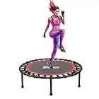 Gielmiy Fitness Trampolin Ø ca 101cm ，Outdoor/Indoor Mini trampolin, Sprungtraining Aerobic Rebounder Trampolin，Gewicht bis 150kg