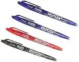 Pilot - Frixion Ball - Bolígrafo borrable, 4 unidades, multicolor