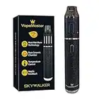 Deluxe Dry Herb Vaporizer Pen, VapeMaster Skywalker Portable Herbal Vaporizer - New Baking Tech, Ceramic Chamber,Temperature Control, Pure Clean Vapor