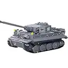 Tanques Militares Modelo de Bloques de Construcción, ColiCor 1010pcs WW2 Tiger Tanque Modelo, Juguetes del Tanque del Ejército para niños y Adultos, Compatible con Lego