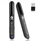 AMERTEER Wireless Presenter Flip Pen, 2.4GHz Powerpoint Presentation Remote Control Laser Pointer Office PowerPoint PPT Remote Control Clicker Presenter, Support Hyperlink