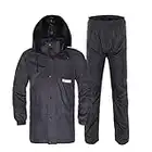 Ynport Crefreak Herren-Regenanzüge Outdoor-Regenausrüstung Wasserdichte Regenmäntel mit Kapuze Atmungsaktive Herren-Regenbekleidung Angeln Regenjacke und Regenhose, Navy Blau, XL